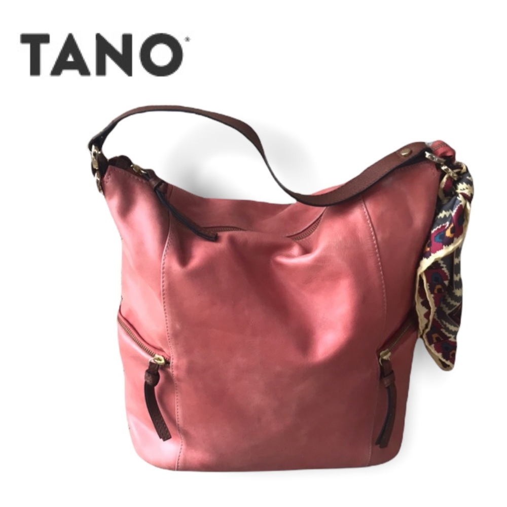 Tano Zippy Bucket Leather Bag